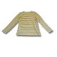 2. Koszulka z długim rękawem Wood Wood Kim Off-white/yellow stripes - 10235409-2323-Stripes