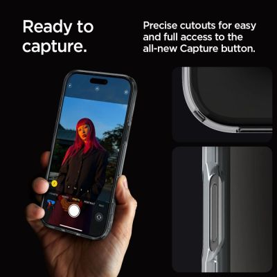 10. Etui Spigen Ultra Hybrid na iPhone 16 Pro Max - przezroczyste