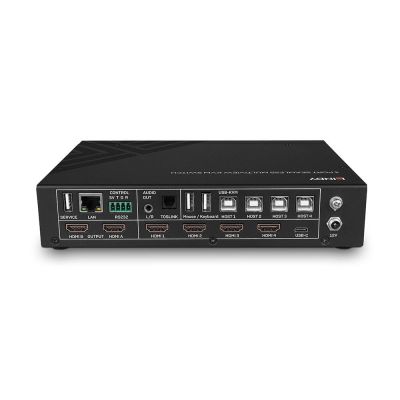 2. LINDY 5-portowy przełącznik KVM Bezproblemowy Multiview 4HDMI 1USB Typ C