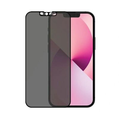 3. Szkło hartowane PanzerGlass E2E Microfracture na iPhone 13 Mini Case Friendly CamSlider Privacy Antibacterial - czarne