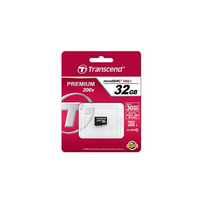 2. SD microSD Card  32GB Transcend SDHC Class10 w/adapter