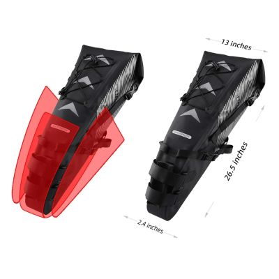 2. Torba rowerowa Rockbros AS-013 podsiodłowa 10L - czarny