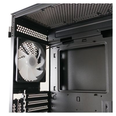 7. LC-Power Gaming 804B - Midi Tower - obudowa PC - ATX - micro ATX - Mini-ITX - Metal - Plastik - Szkło hartowane - 16 cm