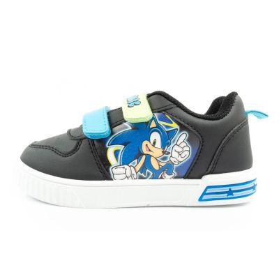 2. Leomil Sonic buty sportowe dziecięce sneakersy lekkie na rzep czarne