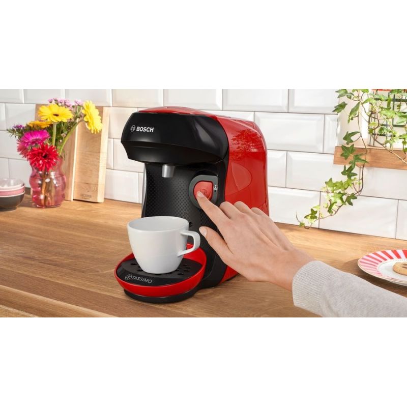 2. Ekspres do kawy Bosch Tassimo czerwony (TAS103E)