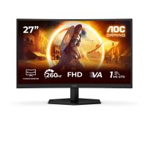 AOC C27G42ZEP monitor komputerowy 68,6 cm (27") 1920 x 1080 px Full HD LCD Czarny, Czerwony
