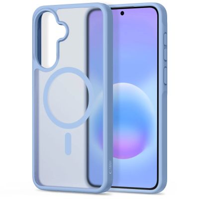2. Etui Tech-Protect Magmat MagSafe na Samsung Galaxy A57 5G - niebieskie matowe
