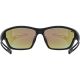 2. Okulary rowerowe Uvex Sportstyle 806 - black matt/mirror blue