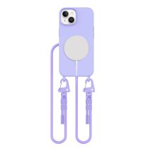 Etui Tech-Protect MagNecklace MagSafe na iPhone 14 - lawendowe