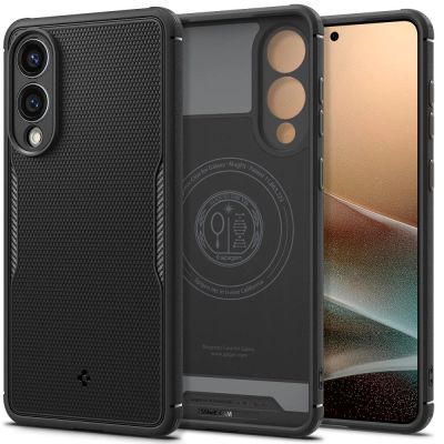 Etui Spigen Core Armor Mag z MagSafe na Samsung Galaxy S25 Edge - czarne