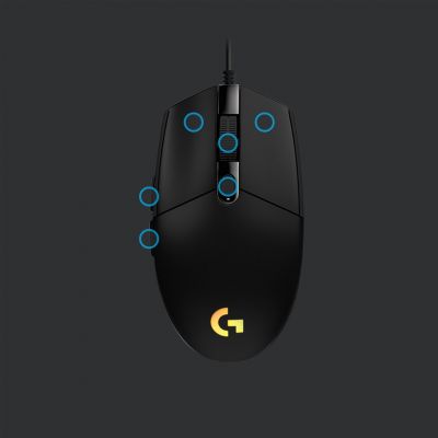 4. Logitech Mysz G203 Lightsync