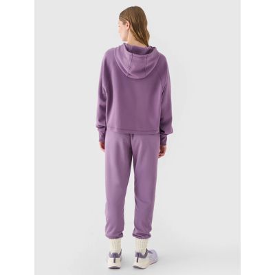 3. Spodnie dresowe joggery damskie 4F 4FRAW24TTROF1151-50S