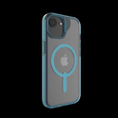 3. Etui ZAGG Santa Cruz Snap z MagSafe na iPhone 16e (2025) / 15 / 14 / 13 - niebieskie