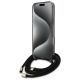 4. Etui Guess Crossbody Cord Script MagSafe na iPhone 16 Pro - czarne