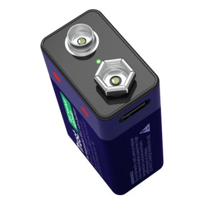 2. Akumulator TRUST 9V ładowany przez USB-C