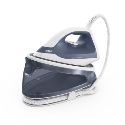 12. TEFAL Steam generator iron | FV2C41E0 Express Optimal | 2400 W | 1.2 L | 5 bar | Auto power off | Vertical steam function | Calc-clean function | Blue/White