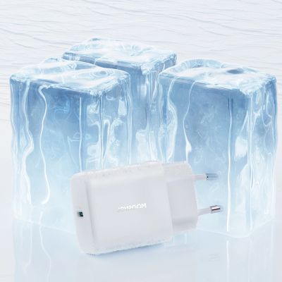 13. Ładowarka Joyroom JR-TCF24 sieciowa USB-C PD 30W QC SFC - biała + kabel USB-C 1m