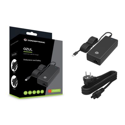 5. Conceptronic OZUL03BE adapter zasilający/ inwentor Wewnętrzna 100 W Czarny