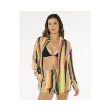Koszula damska RIP CURL Neon Stripe Relaxed Shirt multikolor