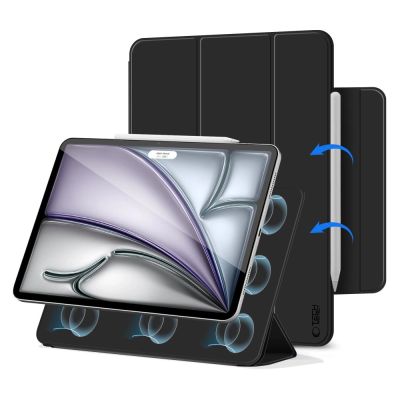 2. Etui Tech-Protect Smartcase Magnetic na iPad Air 13” 2024 / 2025 - czarne