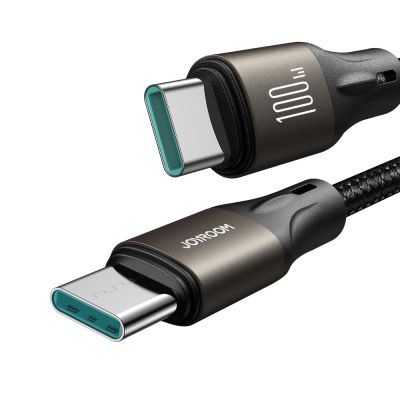 7. Kabel Joyroom Light-Speed Series S-A25 USB-C / USB-C 100W 1.2m - czarny