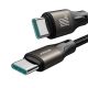7. Kabel Joyroom Light-Speed Series S-A25 USB-C / USB-C 100W 1.2m - czarny
