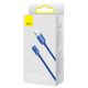 5. Baseus Crystal Shine Series kabel przewód USB do szybkiego ładowania i transferu danych USB Typ A - USB Typ C 100W 2m niebieski (CAJY000503)