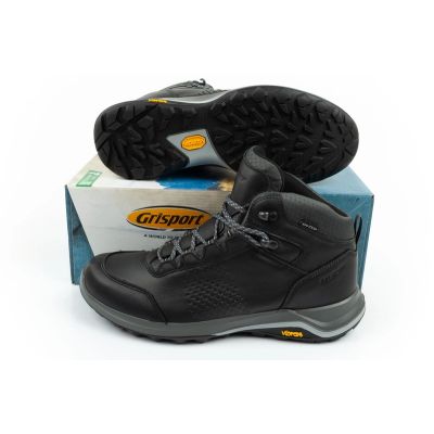 10. Grisport buty męskie trekkingowe Nero avon SPO-TEX skórzane czarne