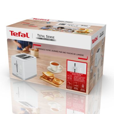 8. Toster Tefal Sense TT6931 na 2 kawałki, 850 W, Biały