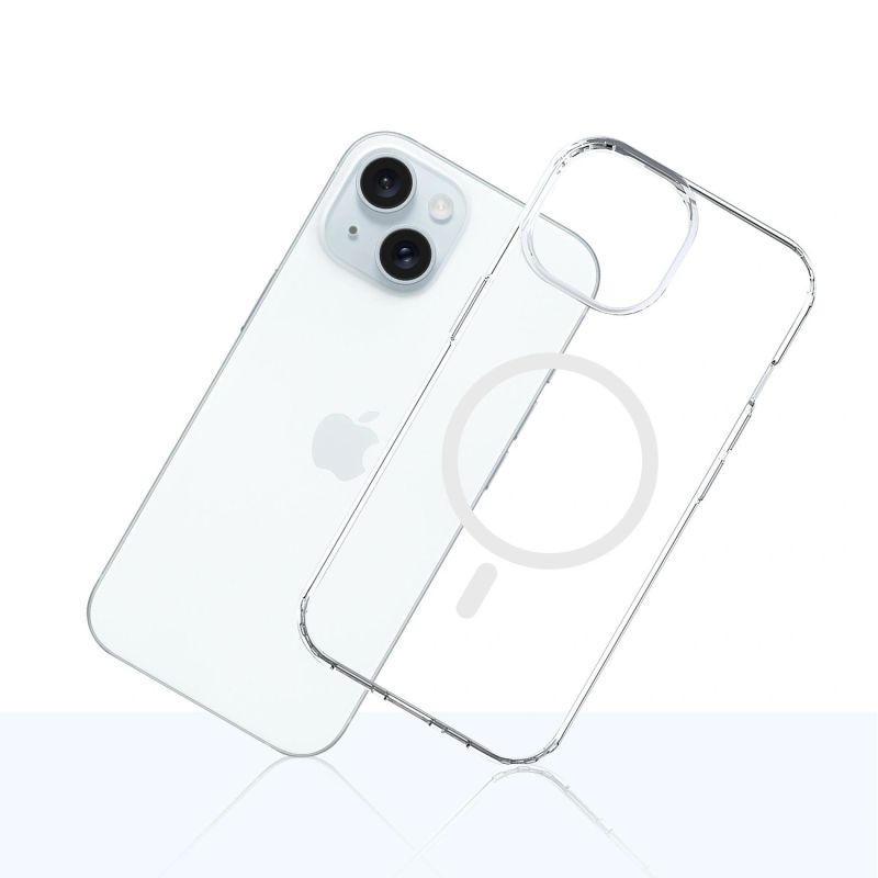 10. Etui 3mk Armor MagCase na iPhone 15 - przezroczyste