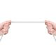 11. Dudao przewód kabel USB Typ C 2.1A 1m biały (L4T 1m white)
