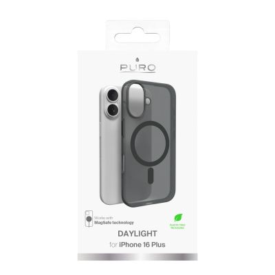 5. Etui silikonowe Puro Daylight MagSafe do iPhone 16 - czarne