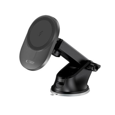3. Uchwyt Tech-Protect MM15W-V1 samochodowy na telefon z ładowarką indukcyjną MagSafe 15W na kokpit / kratkę nawiewu - czarny