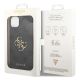 8. Etui Guess 4G Big Metal Logo na iPhone 15 - szare