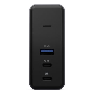 4. Lenovo X9 Charging GaN Dock Przewodowa USB 3.2 Gen 2 (3.1 Gen 2) Type-C Szary