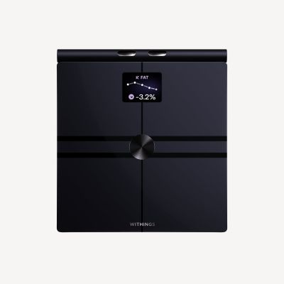 Withings BodyFit - inteligentna waga ze strefową analizą masy ciała, analizą metabolizmu oraz zdrowia serca (black)