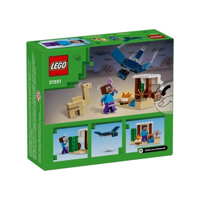 2. LEGO Minecraft 21251 Pustynna wyprawa Steve’a