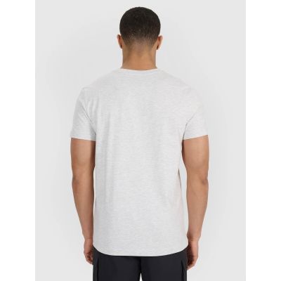 2. T-shirt regular z nadrukiem męski 4F 4FRSS25TTSHM2980-27M