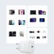 13. Ładowarka Joyroom JR-TCF24 sieciowa USB-C PD 30W QC SFC - biała