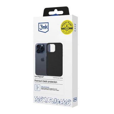 11. Etui 3mk Fortis MagCase na iPhone 15 Pro Max - czarne
