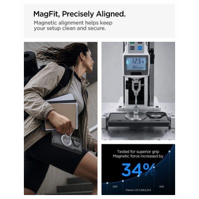 11. Etui Spigen Optik Armor Pro MagSafe na Samsung Galaxy Z Fold 8 Ultra - czarne