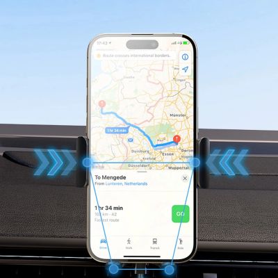 12. Uchwyt Wozinsky WUMID na telefon z ładowarką indukcyjną 15W na deskę rozdzielczą samochodu - czarny