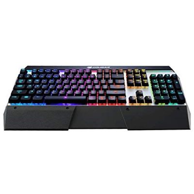 COUGAR CGR-WM1MB-ATR klawiatura Gaming USB QWERTY Angielski Aluminium, Czarny