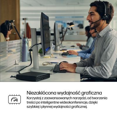 9. HP ProDesk 4 Mini G1i AI Intel Core Ultra 5 235T 16 GB DDR5-SDRAM 512 GB SSD Windows 11 Pro Mini PC AI PC Czarny