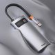 19. Baseus Metal Gleam 4w1 wielofunkcyjny HUB USB Typ C - USB Typ C Power Delivery 100 W / HDMI 4K 30 Hz / USB 3.2 Gen 1 / USB 2.0 (CAHUB-CY0G)