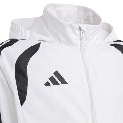3. Kurtka dla dzieci adidas Tiro 26 League Windbreaker biała JY9722