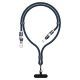 Kabel Dudao L20Max 65W 4w1 ze smyczą USB-C do USB-C z adapterami Lightning i USB-A - niebieski