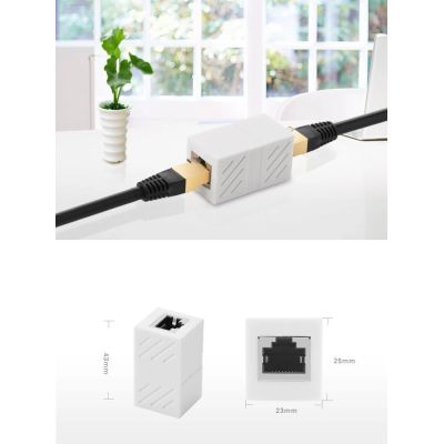 4. Ugreen złączka łącznik kabli sieciowych złączka sieciowa RJ45 biały (NW114 20311)