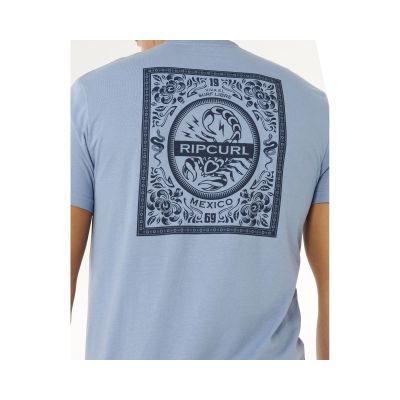 4. Koszulka męska RIP CURL Desti Animals Tee niebieska