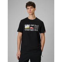 T-shirt regular z nadrukiem męski 4F 4FRSS26TTSHM3810-20S